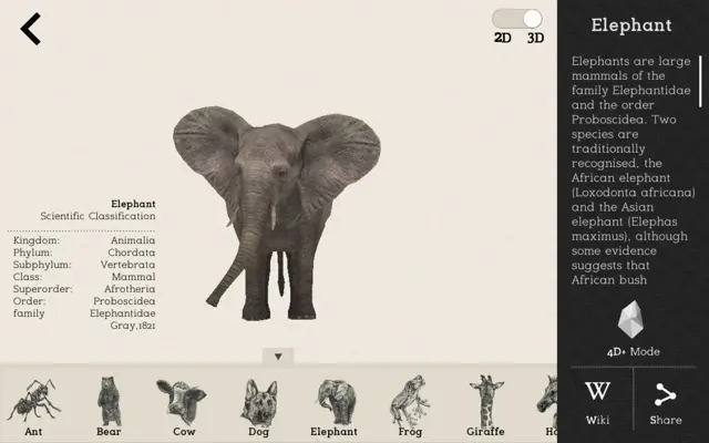 Animal 4D+ android App screenshot 7